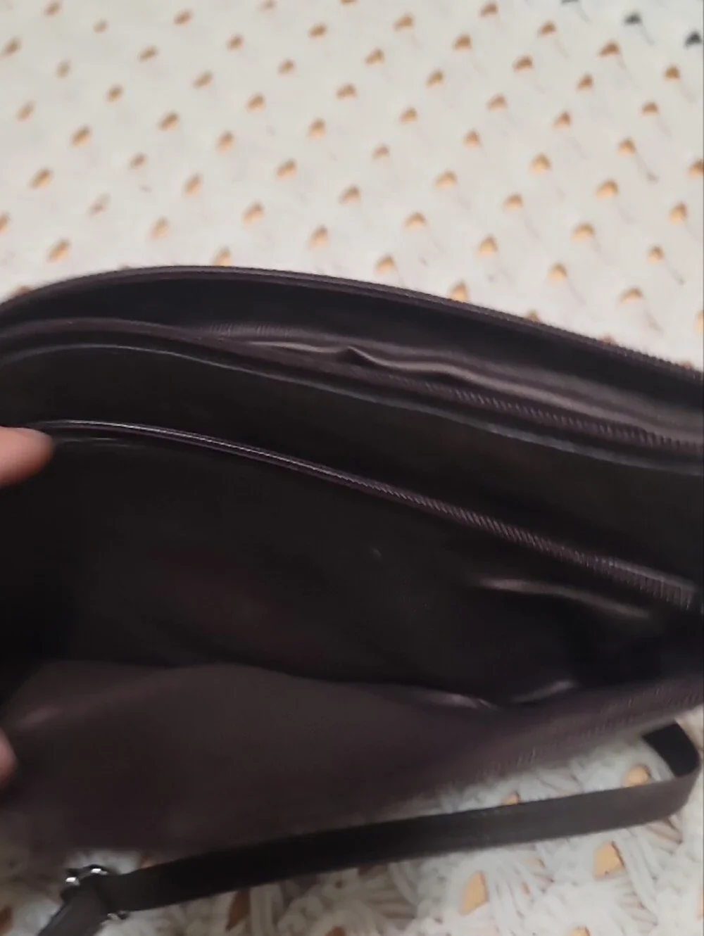 Men's Brown Leather Crossbody Bag - Classic Everyday Carry